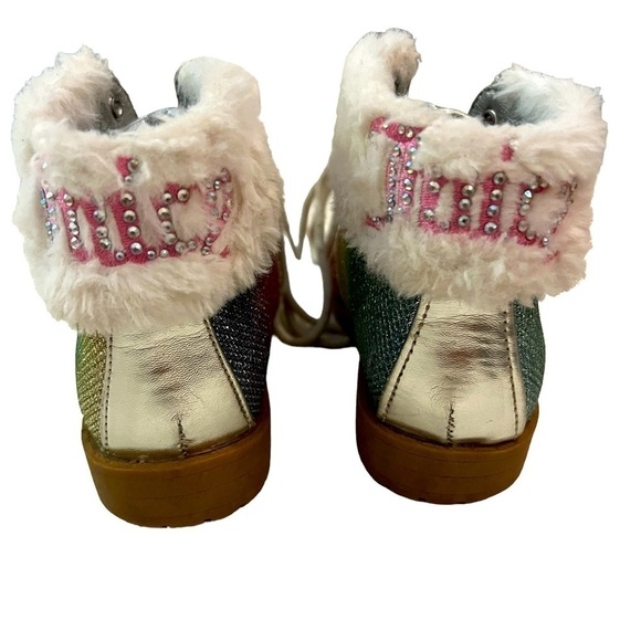 Juicy Couture Girls Multi Colored Sierra Vista Combat Boots Size 8M - Picture 3 of 5